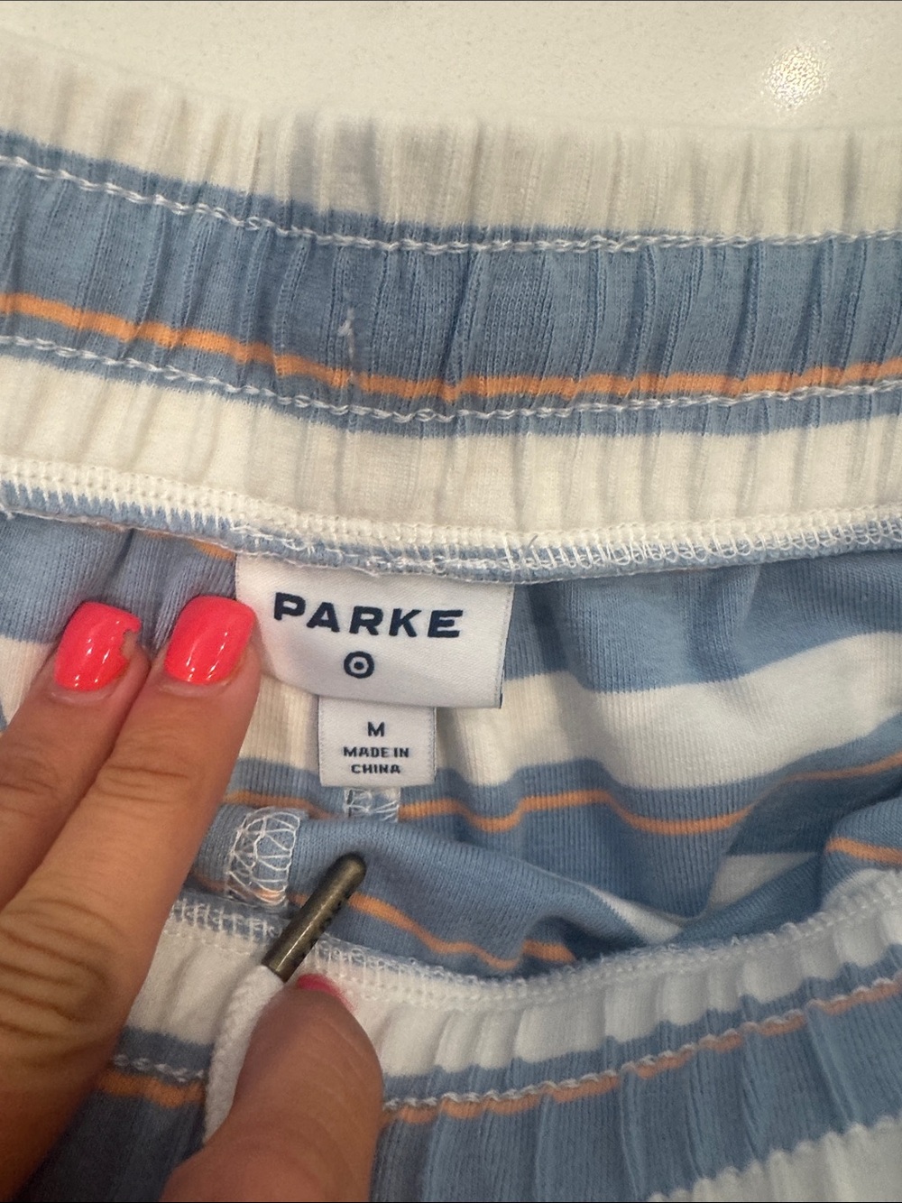 PARKE X TARGET NWT SIZE MEDIUM STRIPED SHORTS SO CUTE! - Picture 3 of 4
